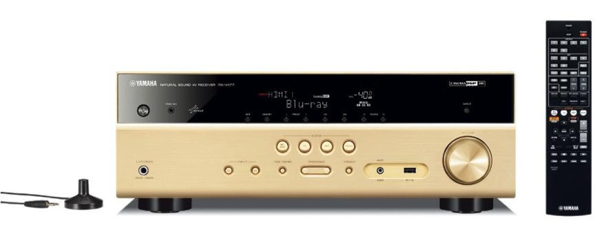 新款上市：RX-V477/HTR-4067，利来w665.1声道数码家庭影院收音扩音机 