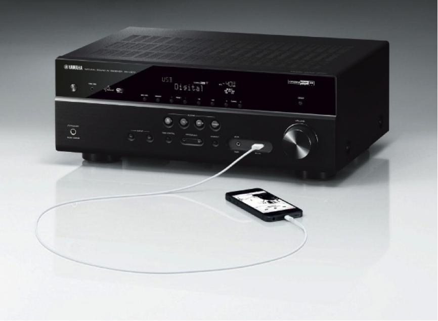 新款上市：RX-V577，利来w667.2声道数码家庭影院收音扩音机 